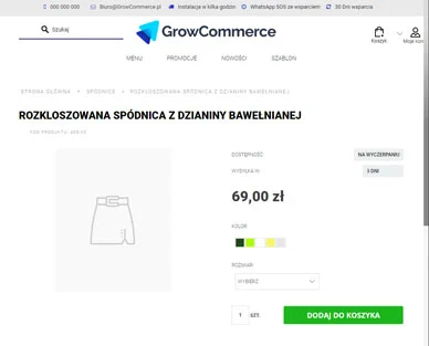 Szablon Shoper Modern | Szablon ClickShop Modern | Tani szablon na Shopera od GrowCommerce